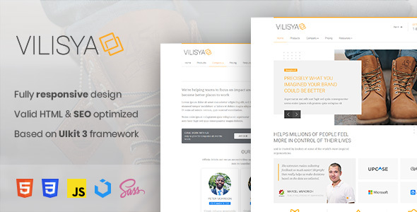 Vilisya - Minimalist Business HTML Template