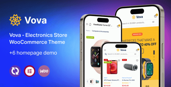Vova – Electronics Store WooCommerce WordPress Theme