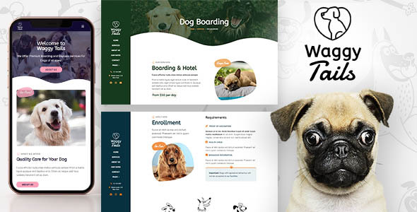 Waggy Tails - Responsive HTML Template