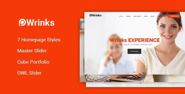 Wrinks - Multipages Business HTML Template