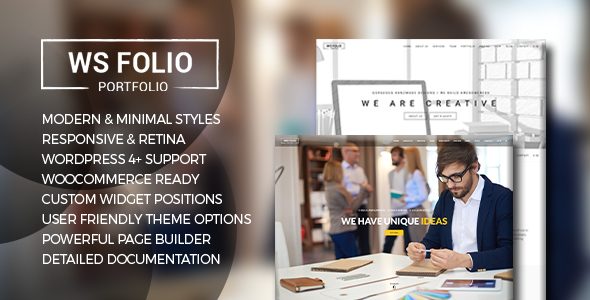 WS Folio - Responsive Portfolio WordPress Theme