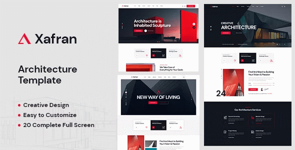 Xafran - Architecture HTML Template