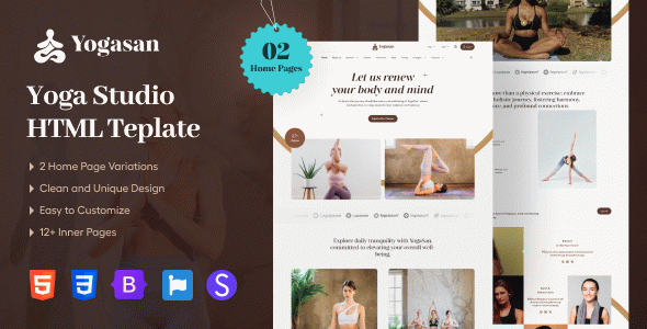 Yogasan - Yoga HTML Template